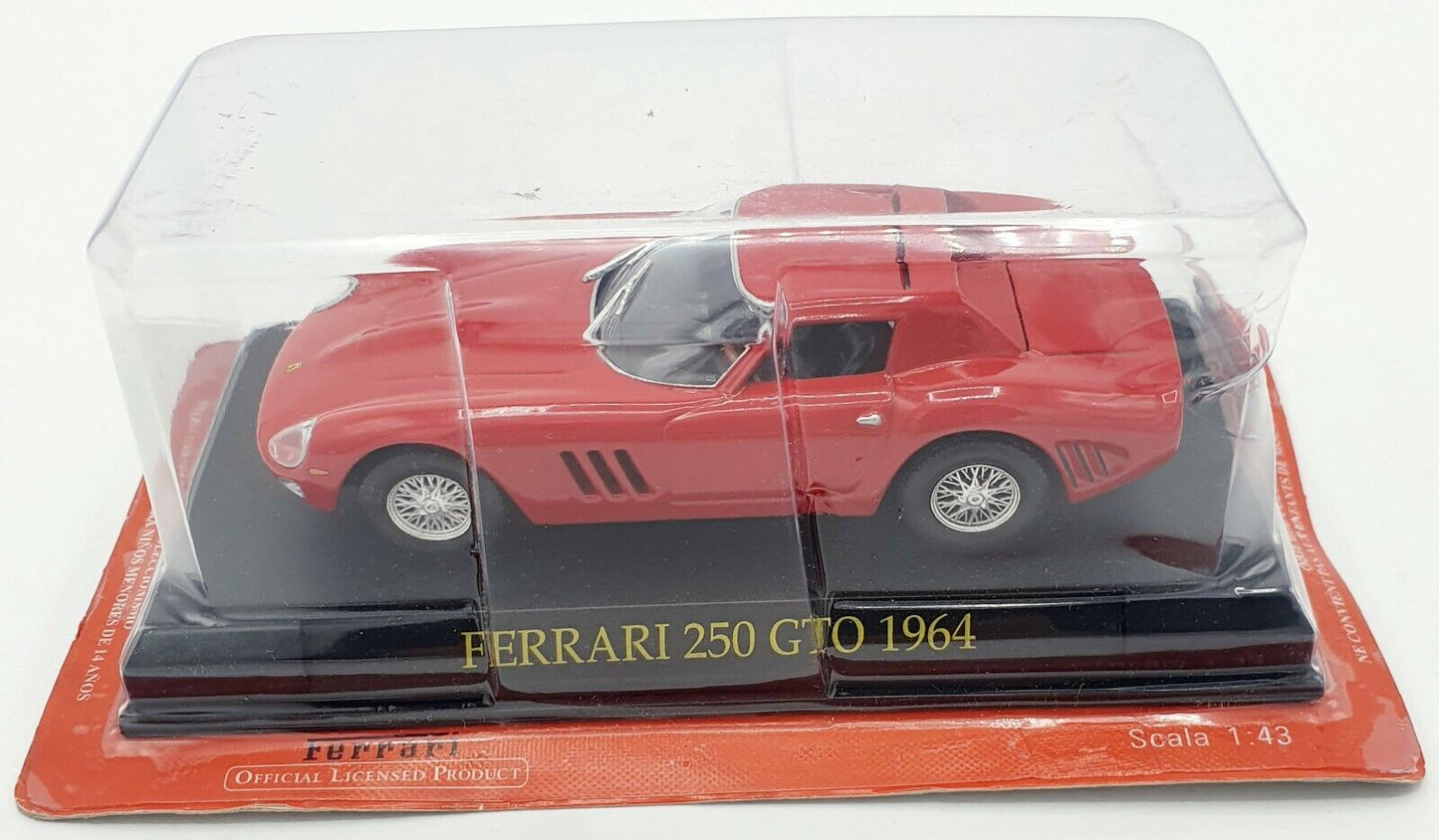 EBOND Modellino Ferrari GTO 1964 - Die cast - Scala 1:43 S021.