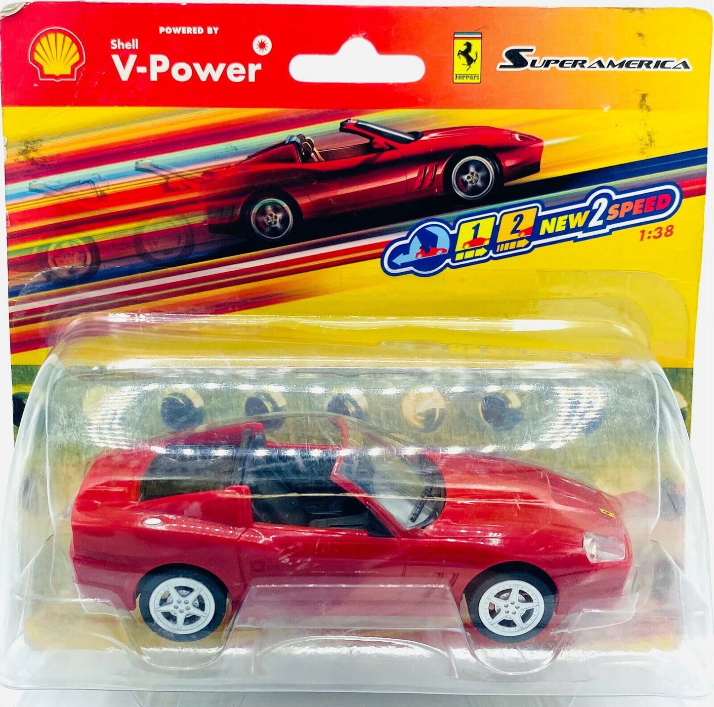 EBOND Modellino Ferrari SuperAmerica - Shell V Power - 1:38 - 0249