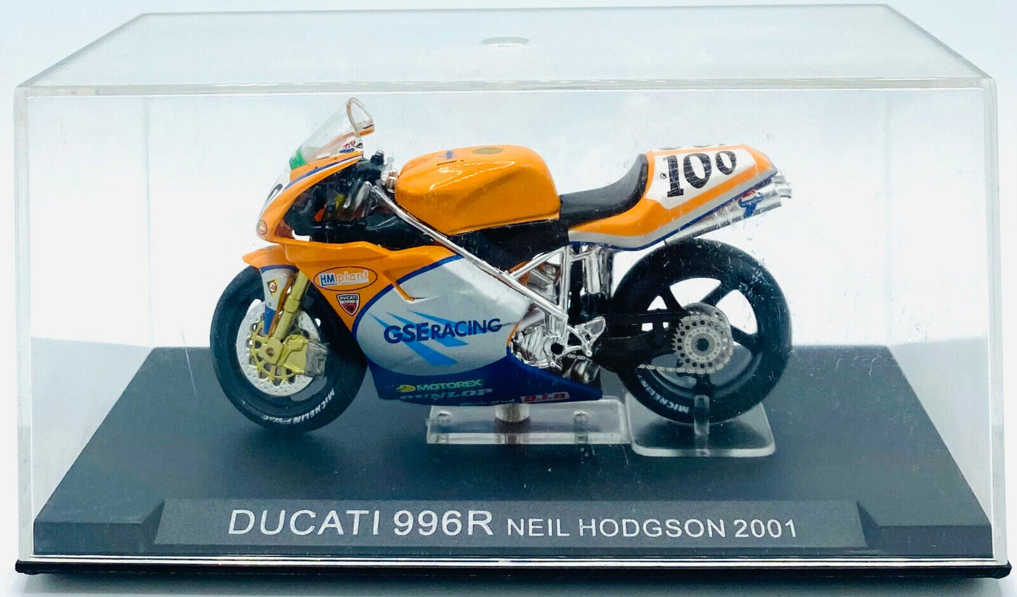 EBOND Modellino Ducati 996R - Neil Hodgson - 2001 - Die Cast - 1:24 - 0209