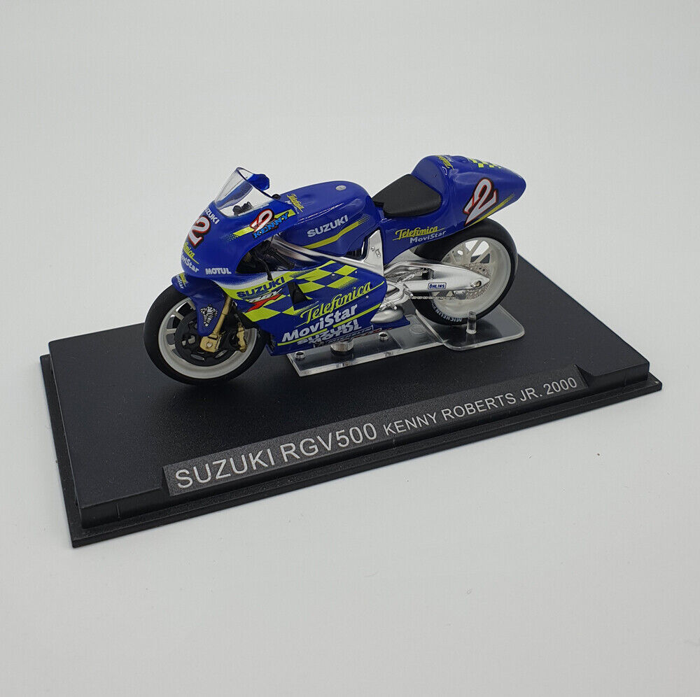 EBOND Modellino Suzuki RGV 500 Kenny Roberts JR. 2000 Scala 1:24 S002.