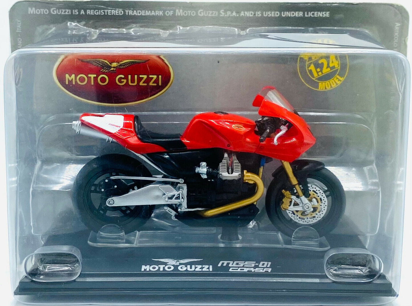 EBOND Modellino Moto Guzzi MGS 01 Corsa - Die Cast - 1:24 - 0246