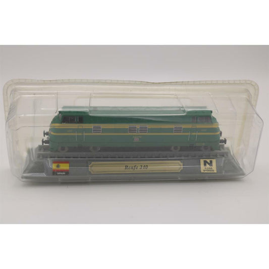 EBOND Modellino Statico Locomotiva Renfe 340 Spagna Scala N 1:160 Del Prado - S005