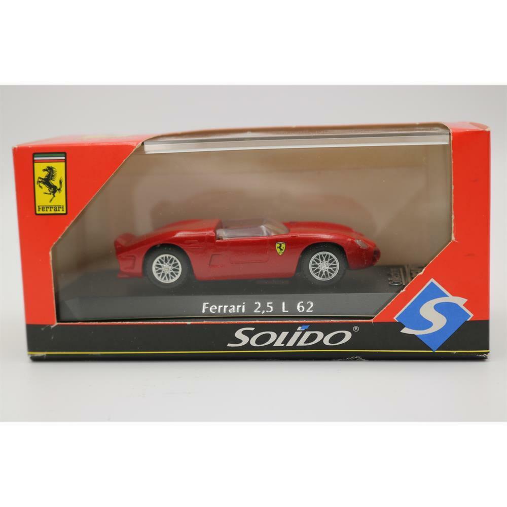 EBOND Modellino Ferrari 2,5 L 62 - Collection Ferrari Scala 1:43 Die-cast Solido -S011