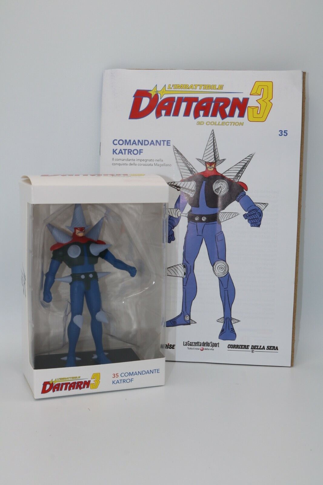 EBOND L'Imbattibile Daitarn 3 3D Collection 35 COMANDANTE KATROF Figure