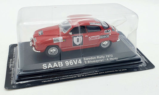 EBOND Saab 96V4 - Sweden Rally 1972 - S.Blomqvist - A.Hertz - Scala 1:43 0051.