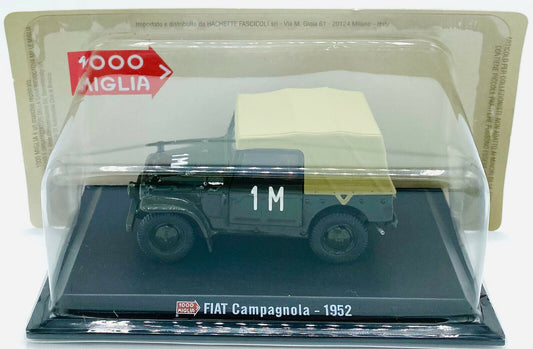 EBOND Modellino Fiat Campagnola - 1952 - 1000 Miglia - Hascette - 1:43 - 0237