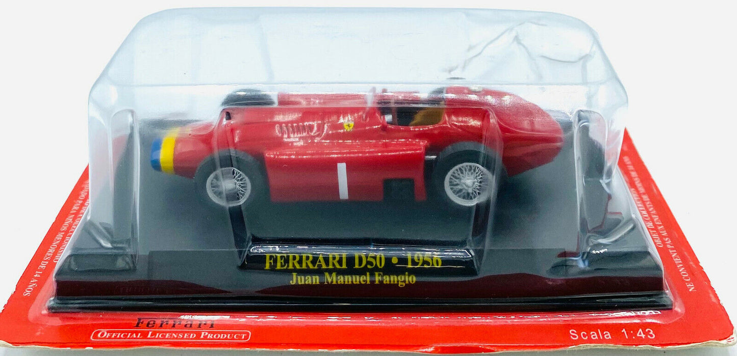 EBOND F1 Ferrari D50 - Juan Manuel Fangio - 1956 - Die Cast - 1:43 - 0212