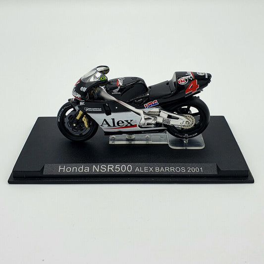 EBOND Modellino Honda NSR 500 Alex Barros 2001 Scala 1:24 S002.