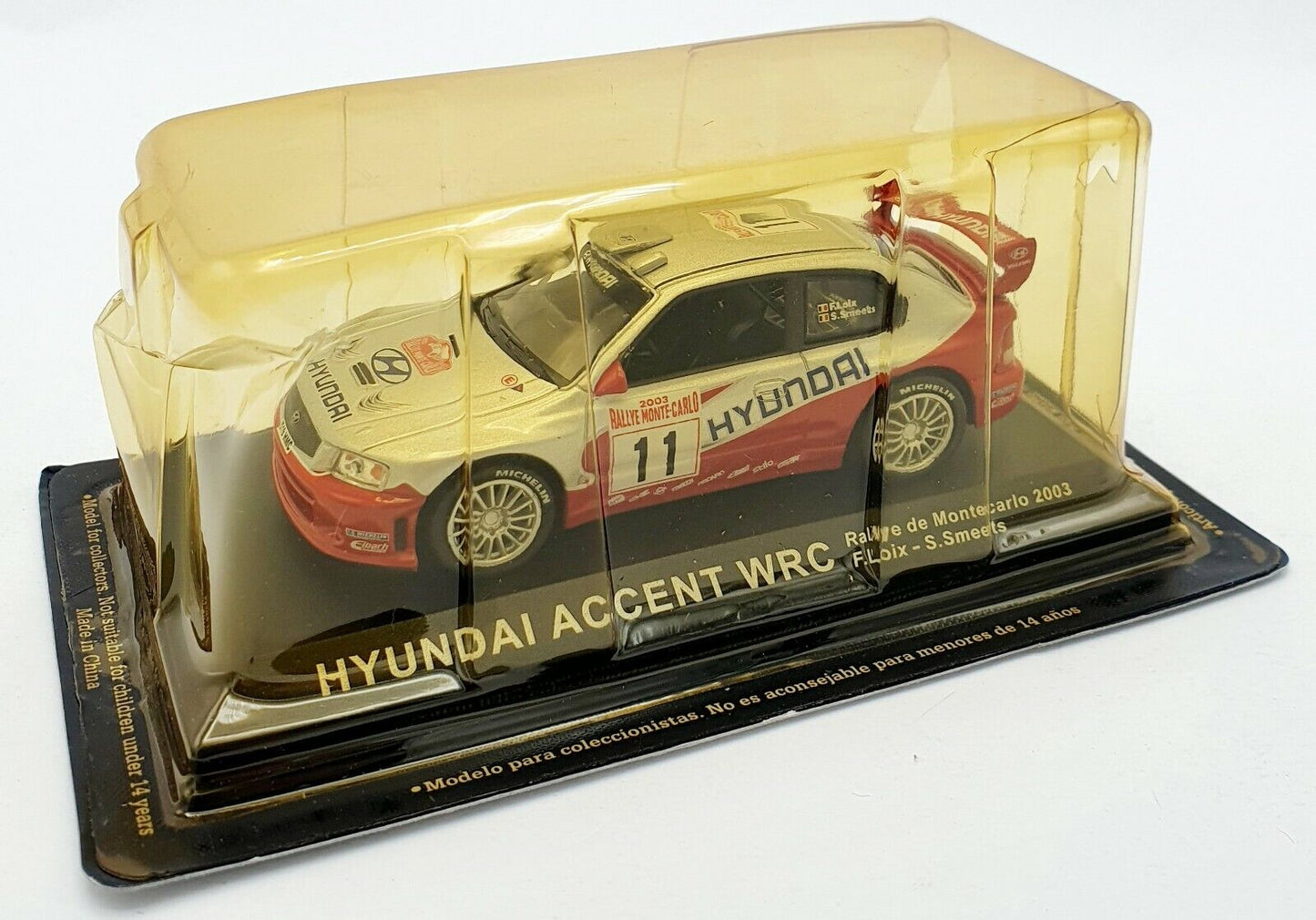 EBOND Hyundai Accent WRC - Rallye de Montecarlo 2003 - Scala 1:43 0051.