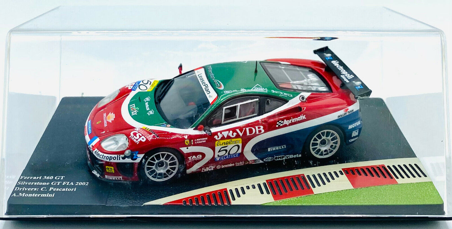 EBOND Ferrari 360 GT Silverstone GT FIA 2002 C.Pescatori A.Montermini 1:43 0253