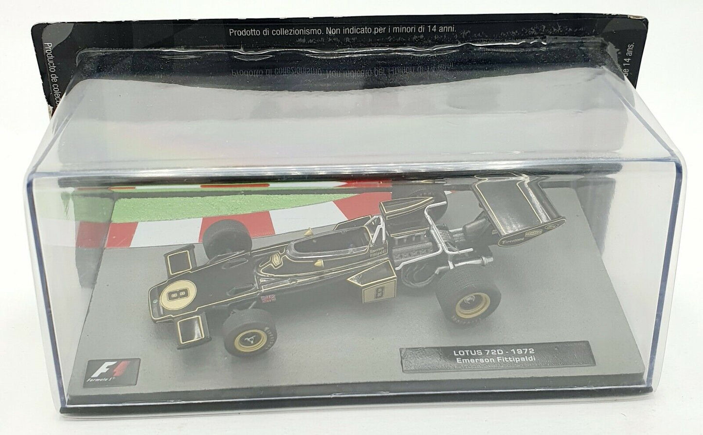 EBOND Lotus 72D - 1972 - Emerson Fittipaldi - Die cast - 1:43 S047.