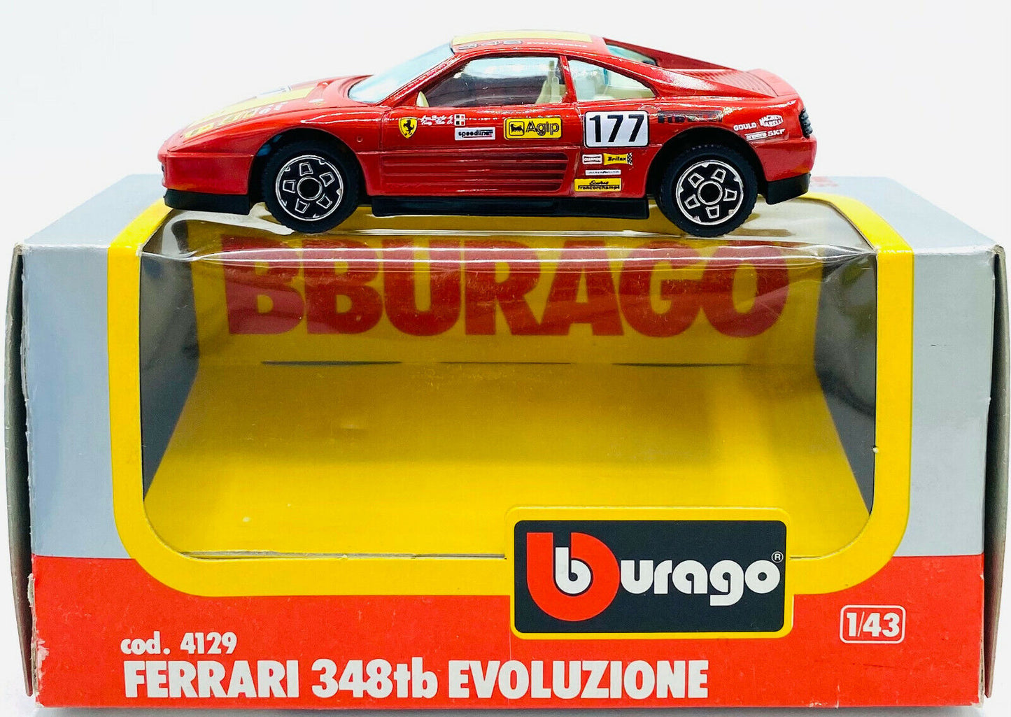 EBOND Modellino Ferrari 348 TB Evoluzione Cod. 4129 - Bburago - 1:43 - 0253