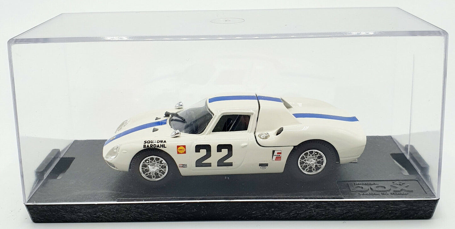 EBOND Modellino Ferrari 250 LM 1964 Monza 66 - Model Box 8437 1:43 S032.