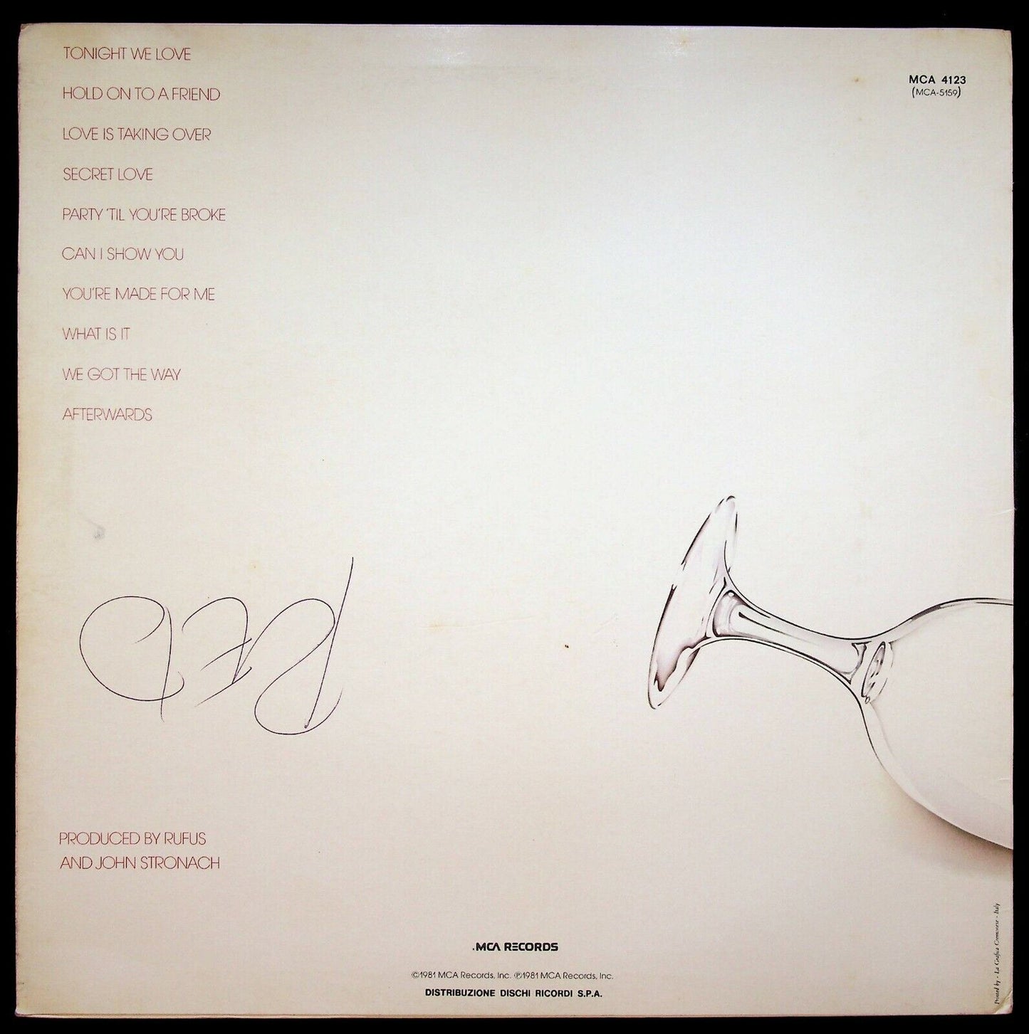 EBOND Rufus Party Til You're Broke Vinile V062118