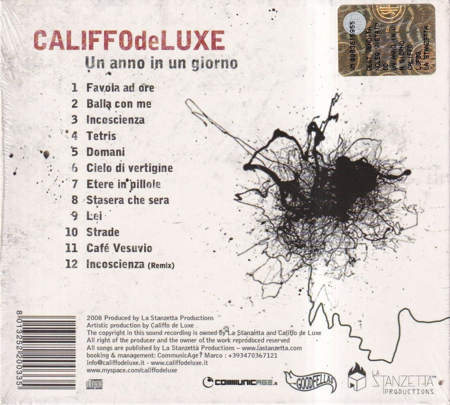 EBOND Califfo De Luxe - Un Anno In Un Giorno Digipack5015 CD CDS001414