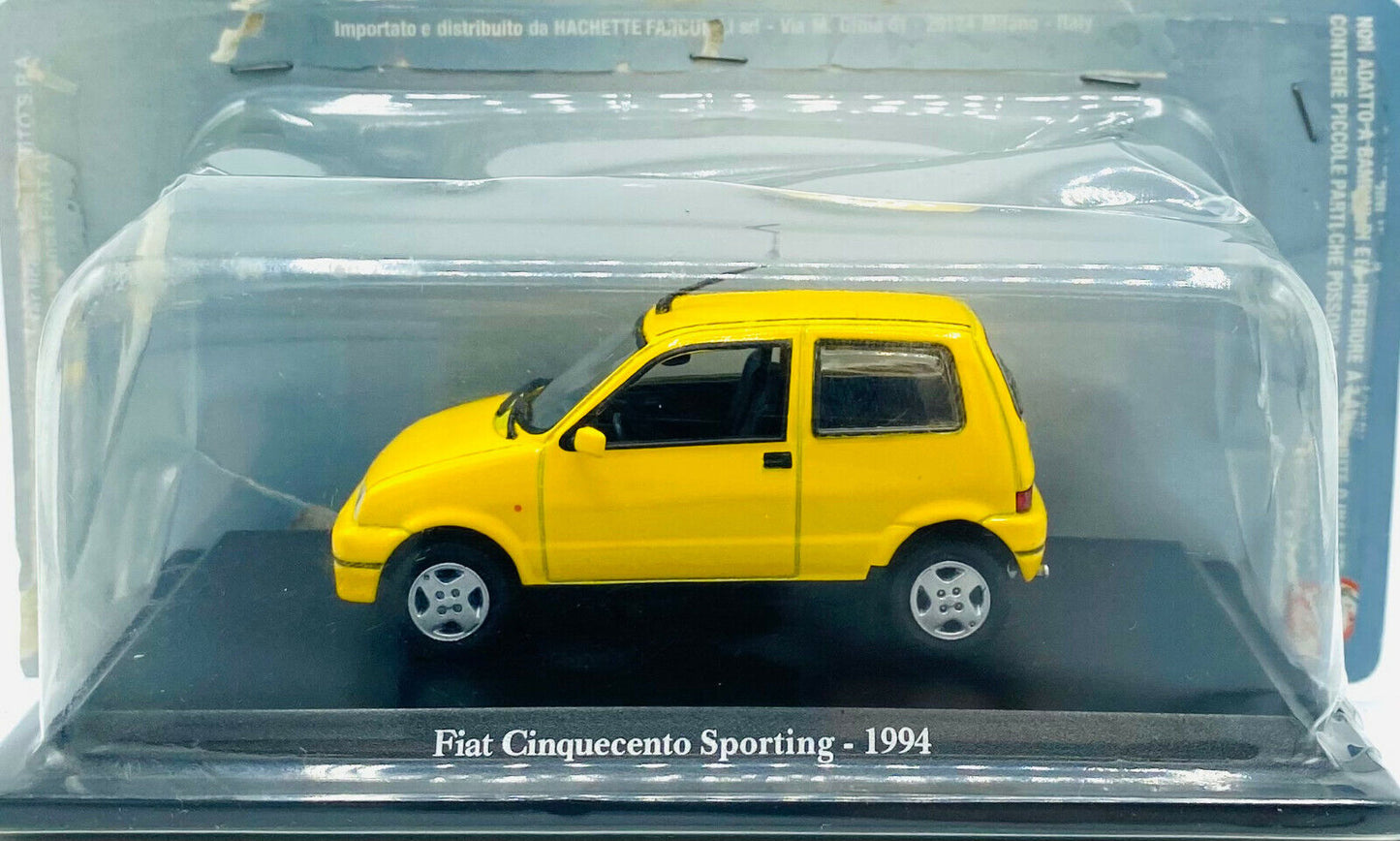 EBOND Modellino Fiat Cinquecento Sporting - 1994 - Hachette - 1:43 - 0254