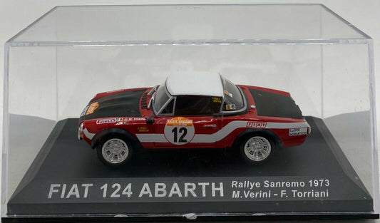 EBOND Fiat 124 Abarth Rallye Sanremo 1973 M.Verini F.Torriani - 1:43 - 0147