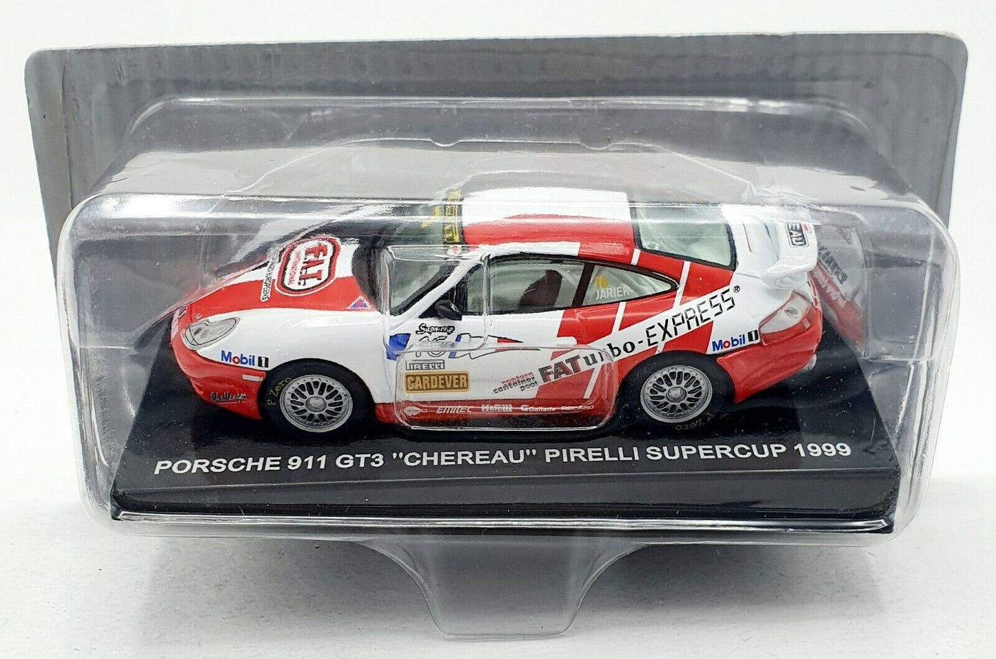 EBOND Porsche 911 GT3 Chereau Pirelli Supercup 1999 - DeAGOSTINI - 1.43 - 0101