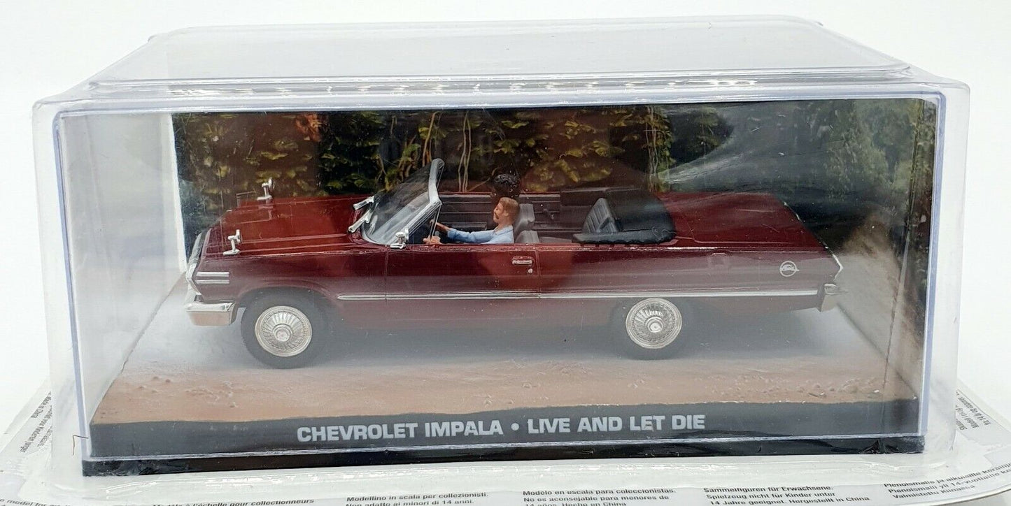 EBOND Modellino Chevrolet Impala - Agente 007 - Vivi e lascia morire 1:43 S038.