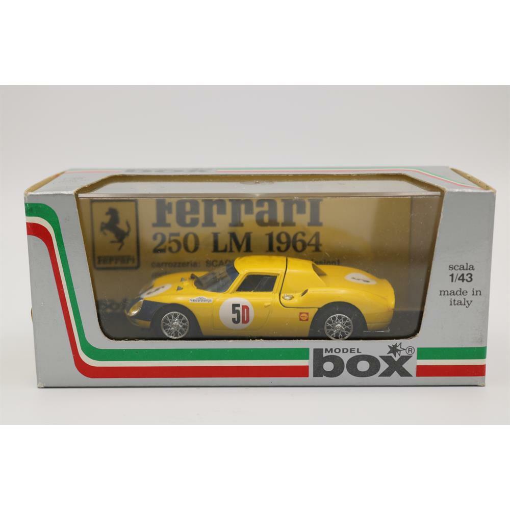 EBOND Modellino Auto Ferrari 250 LM n. 5 - Scala 1:43 Die-cast Model Box - S009