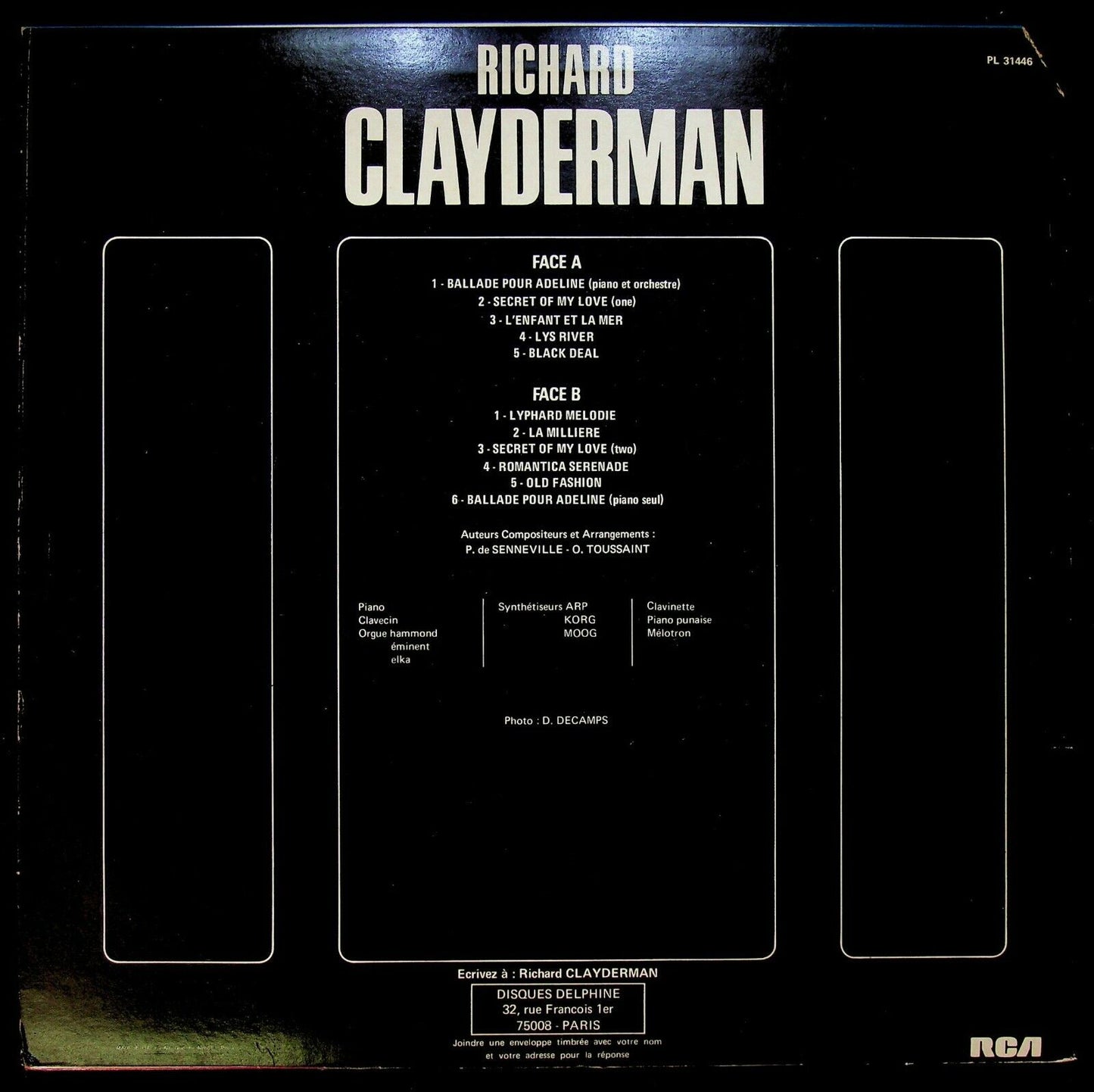 EBOND Richard Clayderman ‎- Richard Clayderman Vinile V063063