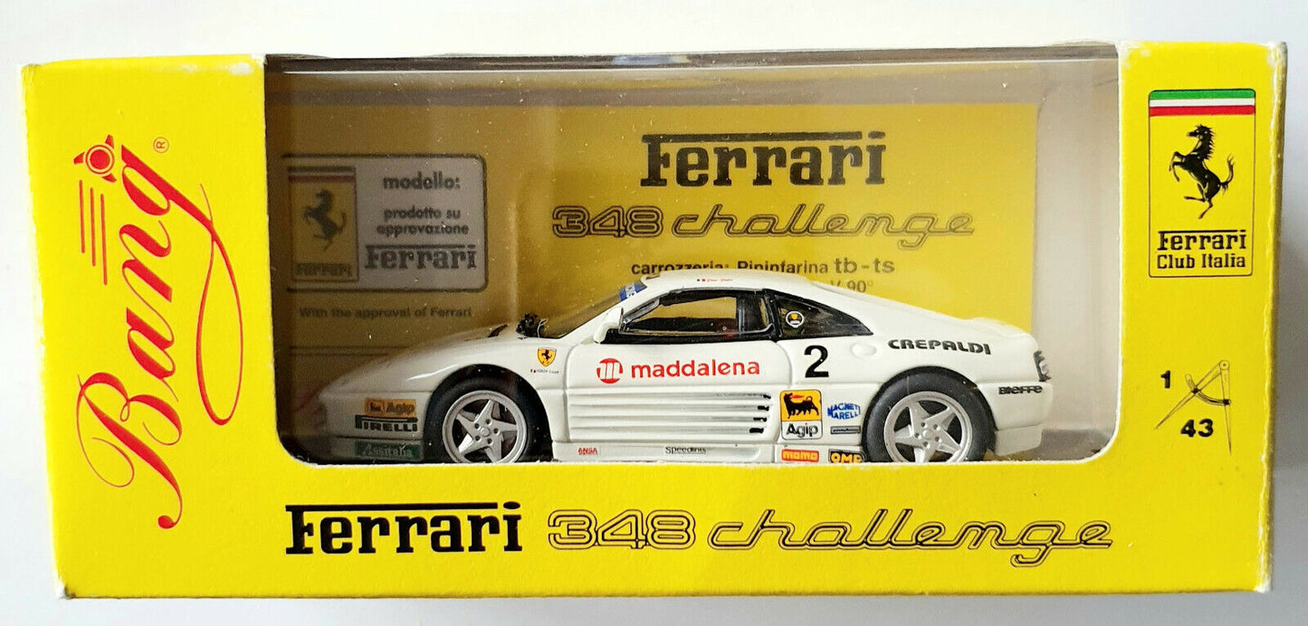 EBOND Modellino Ferrari 348 Challenge - 1993 BANG 1:43 S032.