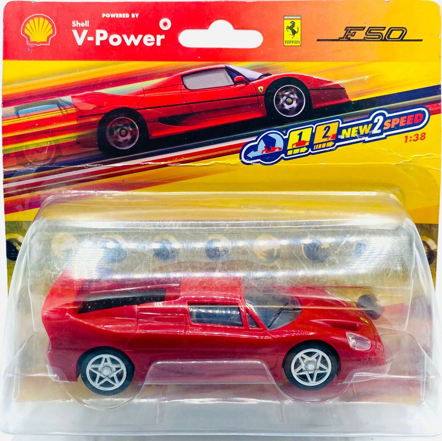 EBOND Modellino Ferrari F50 - Shell V Power - 1:38 - 0249