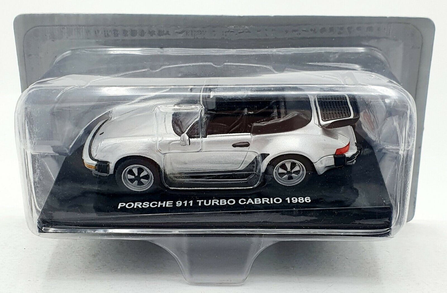 EBOND Porsche 911 Turbo Cabrio 1986 - DeAGOSTINI - 1.43 - 0101.