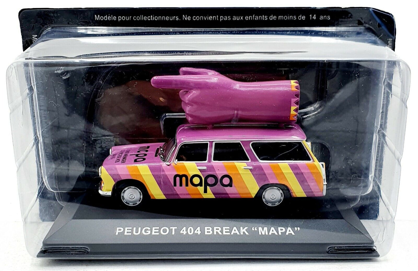 EBOND Modellino Peugeot 404 Break Mapa- Die cast - 1:43 - 0108.