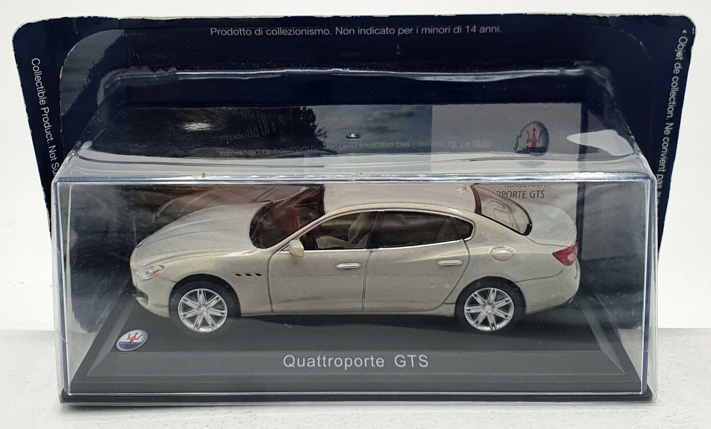 EBOND Modellino Quattroporte GTS - argento - Die cast - 1:43 - 0085.