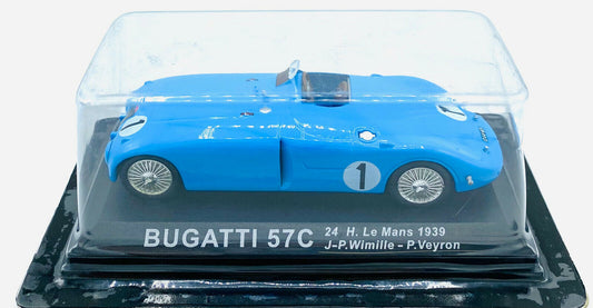 EBOND Bugatti 57C - 24 H Le Mans 1939 Jp.Wimille P.Veyron - Die Cast 1:43 - 0207