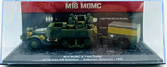 EBOND M16 MGMC & 1-ton Trailer - 447th AAA AW Battalion Ardennes 1945 - 0255