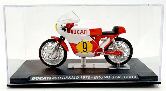 EBOND Moto 450 Desmo 1970 - Bruno Spaggiari - Die Cast - 1:24 - 0143.