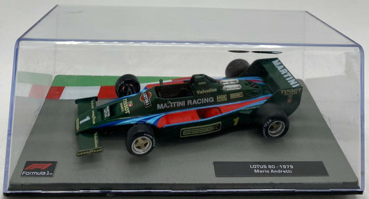 EBOND Modellino F1 Lotus 80 - 1979 - Mario Andretti - Die Cast - 1:43 - 0158