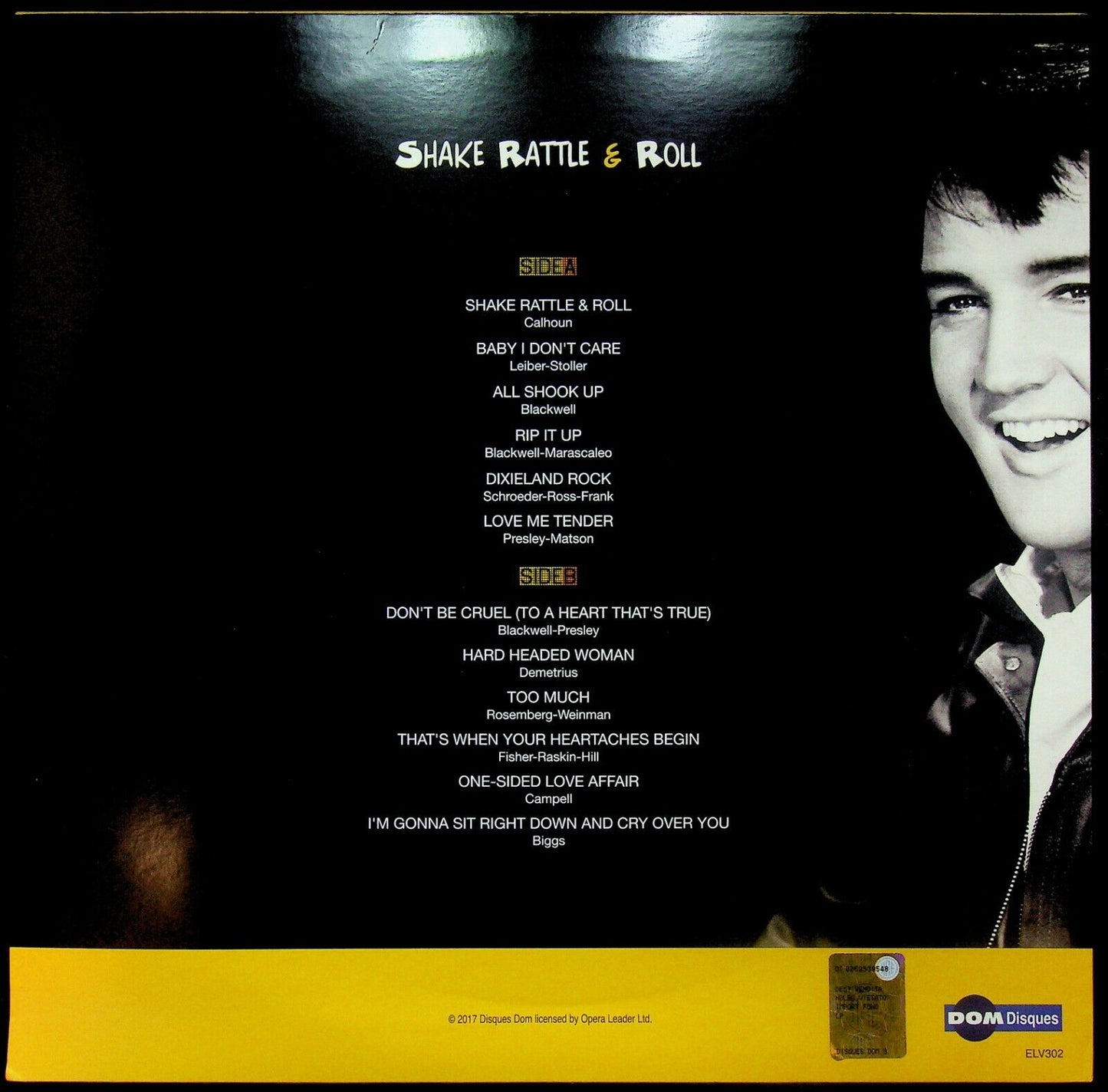 EBOND Elvis Presley ‎- Shake Rattle & Roll Vinile VS001010