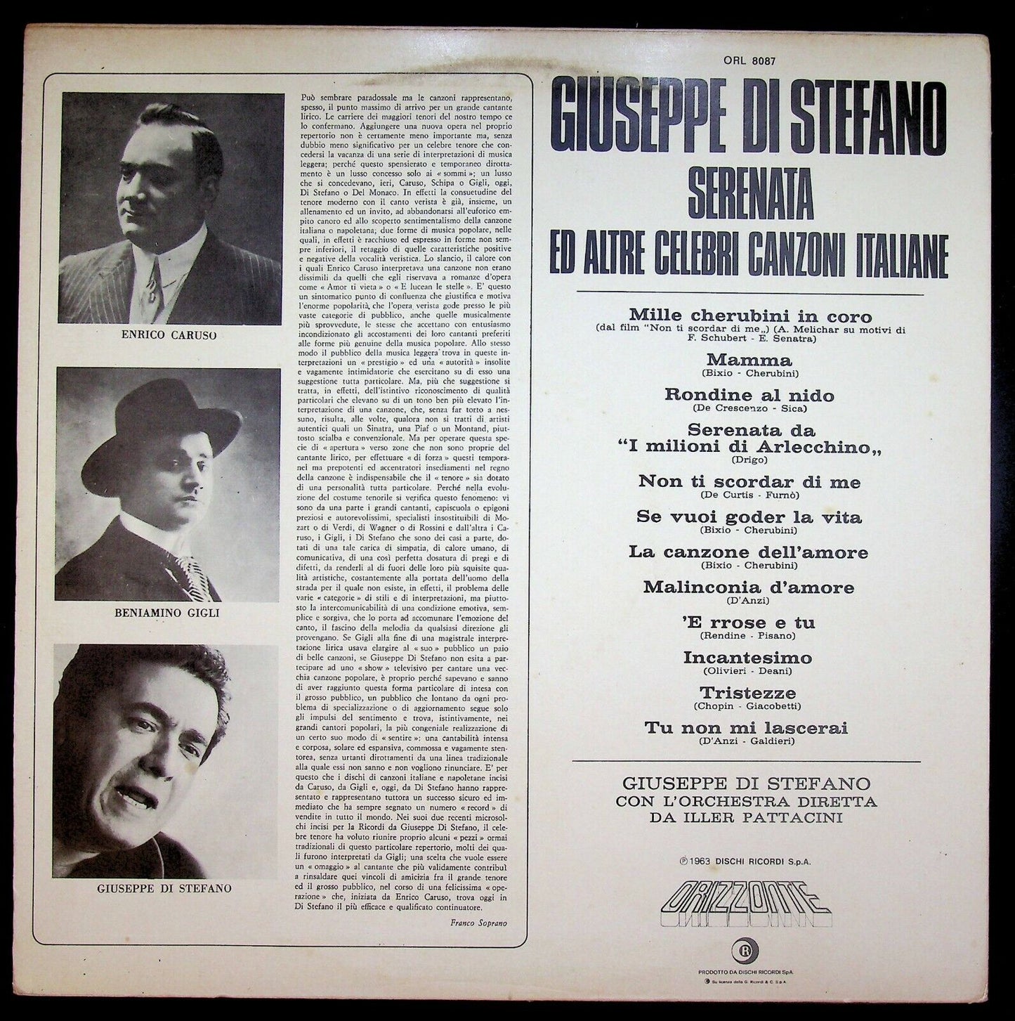 EBOND Giuseppe Di Stefano Serenata Ed Altre Celebri Canzoni Vinile V063042