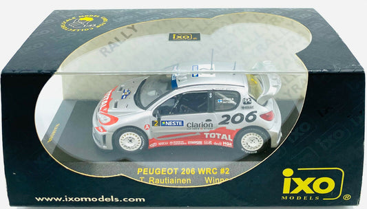 EBOND Peugeot 206 WRC #2 - Winner Finland 2002 - M.Gronholm - IXO - 1:43 - 0201