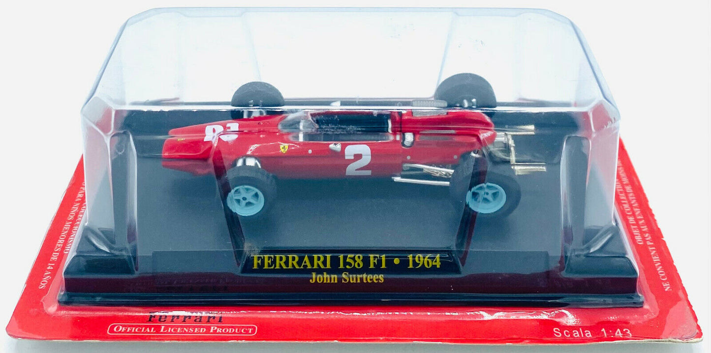 EBOND Modellino Ferrari 158 F1 - 1964 - John Surtees - Die Cast - 1:43 - 0219