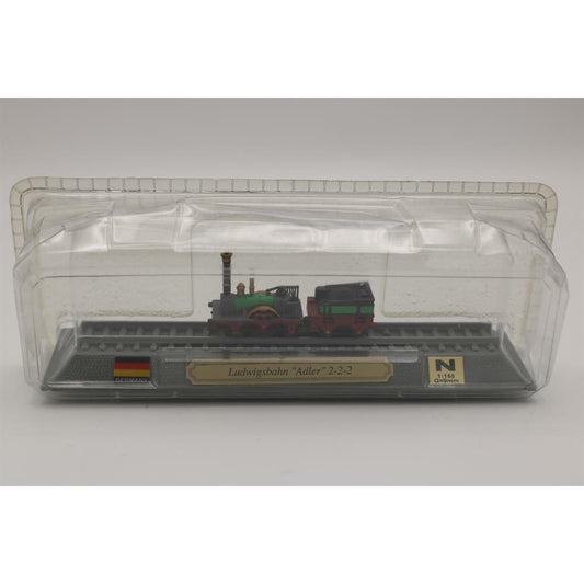 EBOND Modellino Statico Ludwingsbahn 'Alder' 2-2-2 Germania Scala N 1:160 - S005