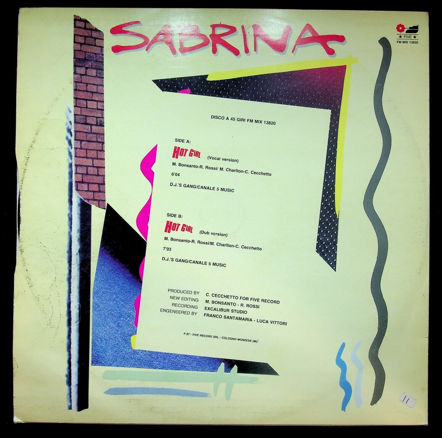 EBOND Sabrina Salerno - Hot Girl Vinile V058030