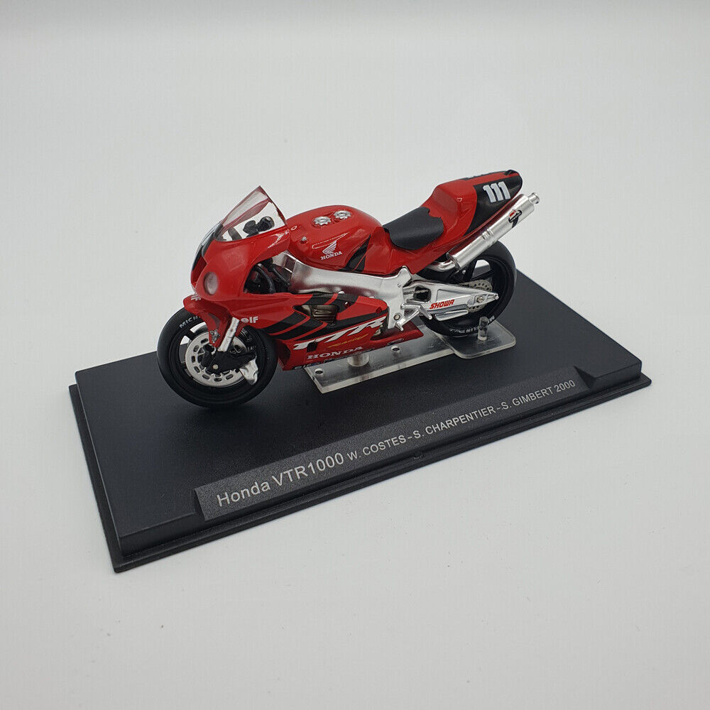 EBOND Modellino Honda VTR1000 W.Costes-S.Charpentier-S.Gimbert 2000 Scala 1:24 S002.