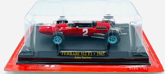 EBOND Ferrari 512 F1 - John Surtees - 1965 - Die Cast - 1:43 - 0212