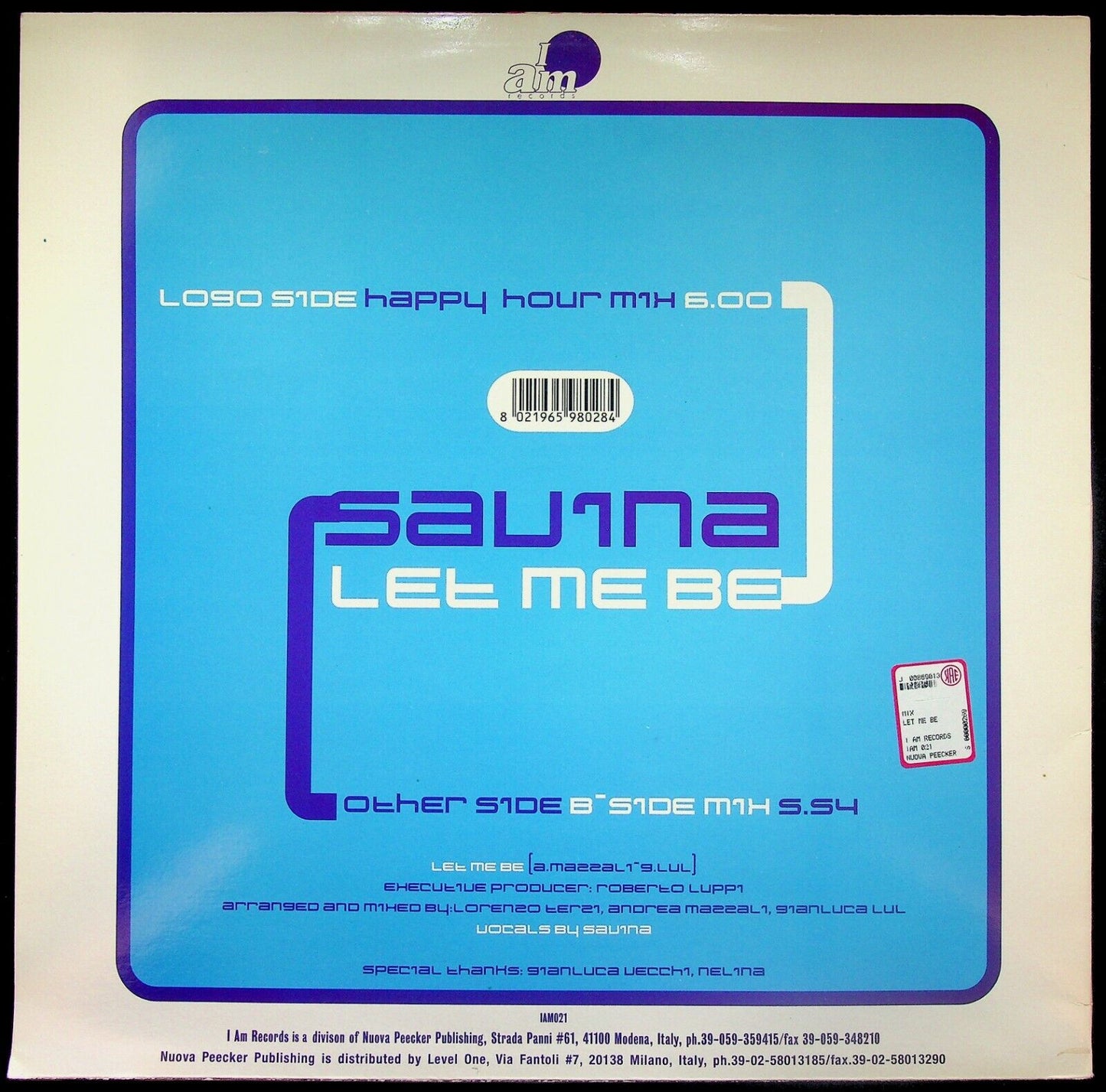 EBOND Savina - Let Me Be Vinile V058024