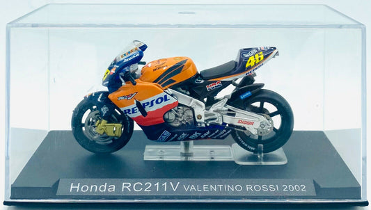 EBOND Modellino Honda RC211V - Valentino Rossi 2002 - Die Cast - 1:24 - 0219