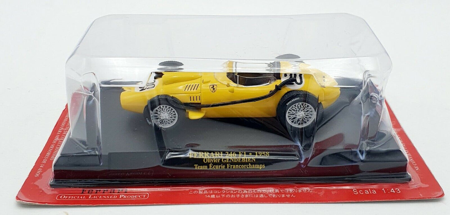 EBOND Ferrari 246 F1 - 1958 - Oliver Gendebien - Die cast - Scala 1:43 S049.
