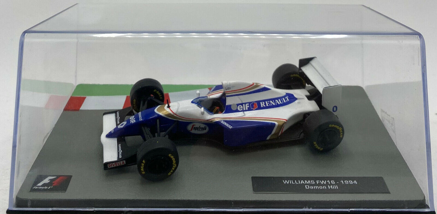 EBOND Modellino F1 Williams FW16 - 1994 - Demon Hill - Die Cast - 1:43 - 0160