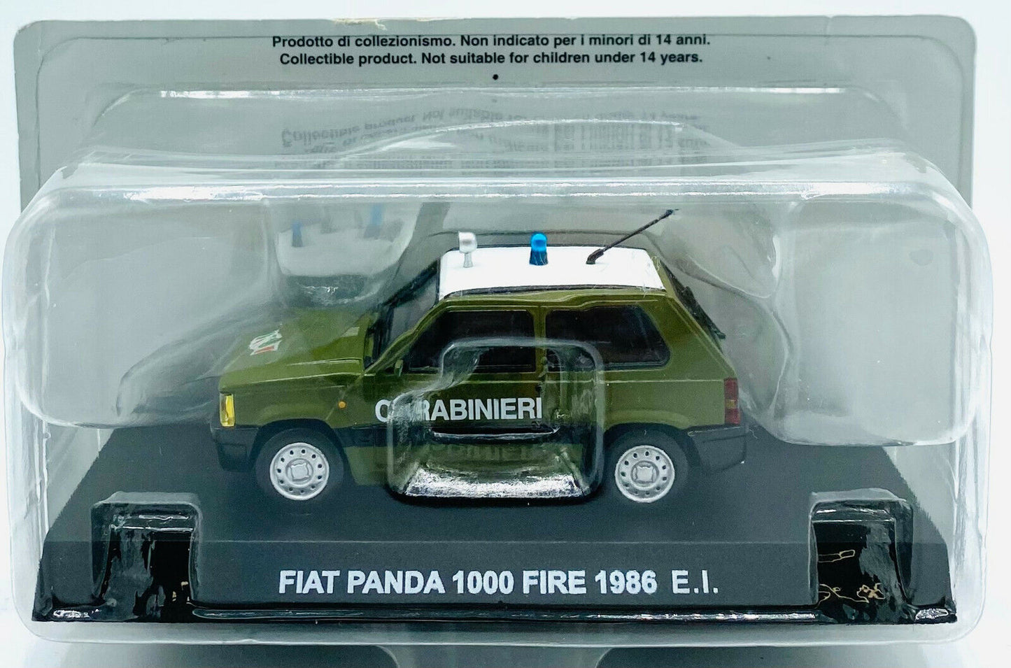 EBOND Modellino Fiat Panda 1000 fire - 1986 E.I. - Carabinieri - 1:43 - 0187