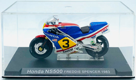 EBOND Modellino Honda NS500 - Freddie Spencer 1983 - Die Cast - 1:24 - 0219