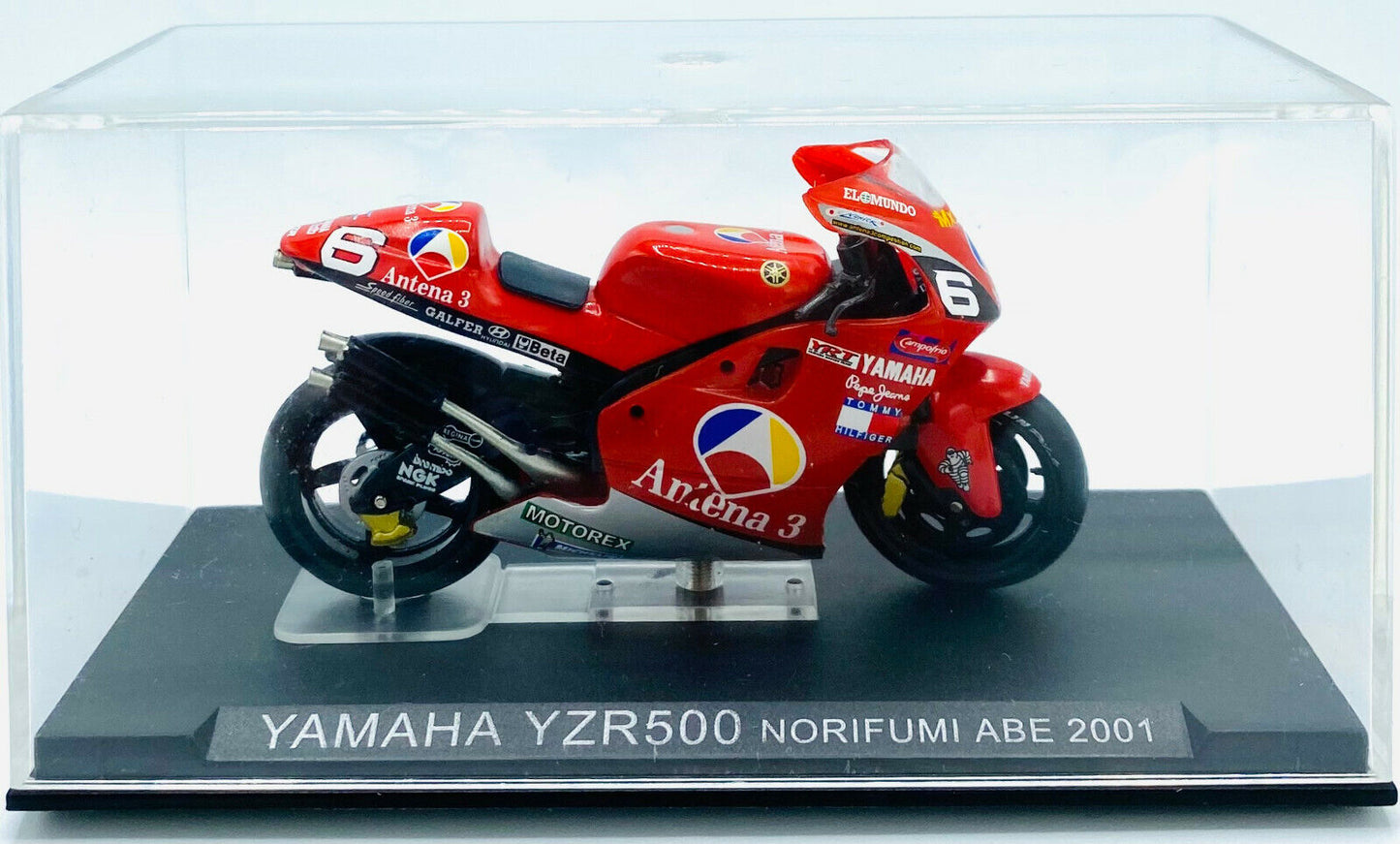 EBOND Modellino Yamaha YZR500 Norifumi Abe - 2001 - Die Cast - 1:24 - 0173