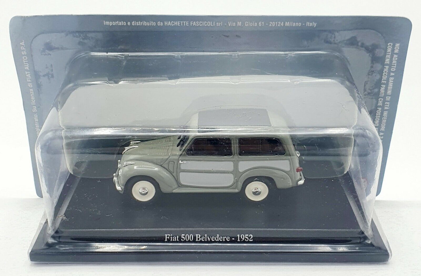 EBOND Modellino Fiat 500 Belvedere - 1952 - Die cast - 1:43 - 0076.